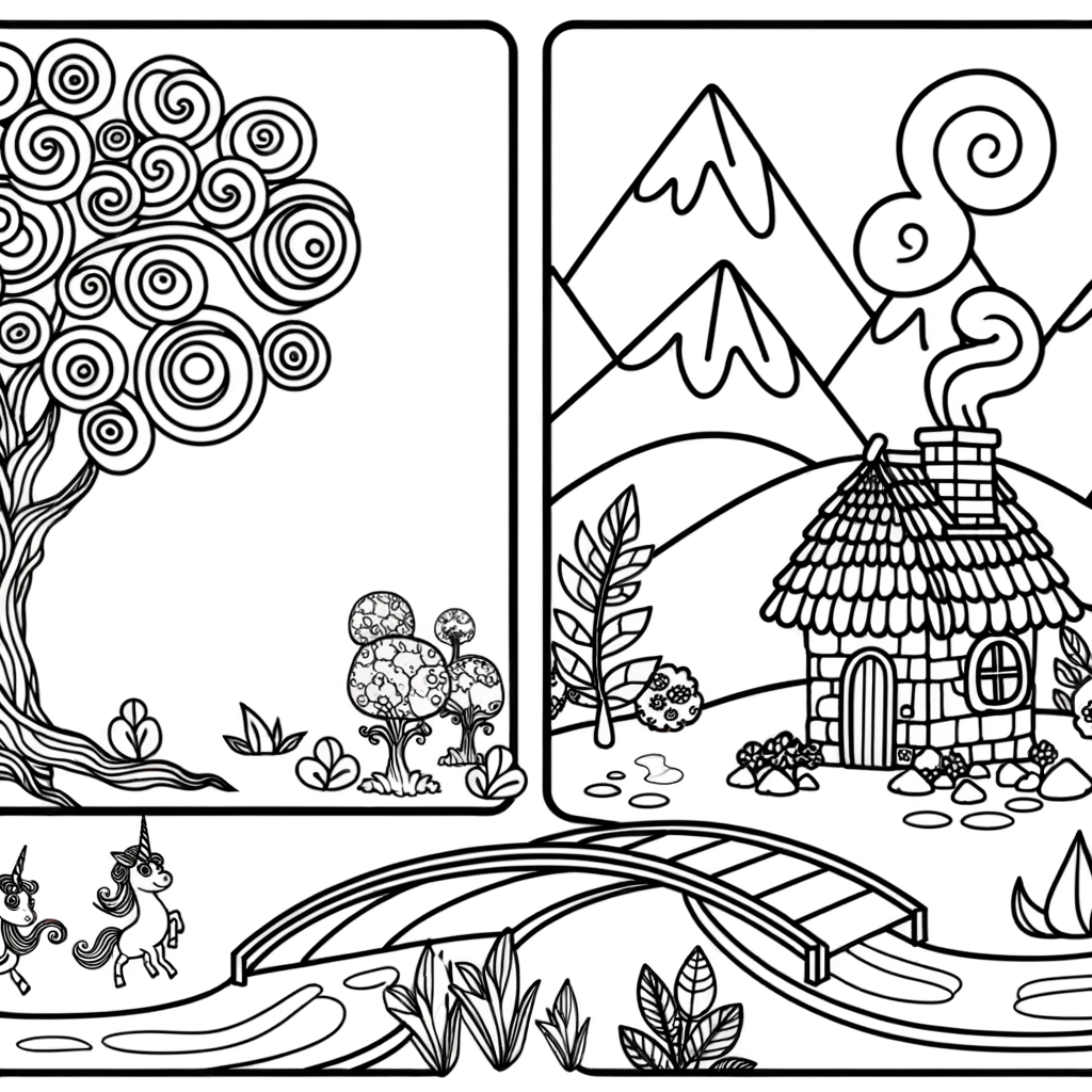 Joyful World in Magic Coloring Book WW